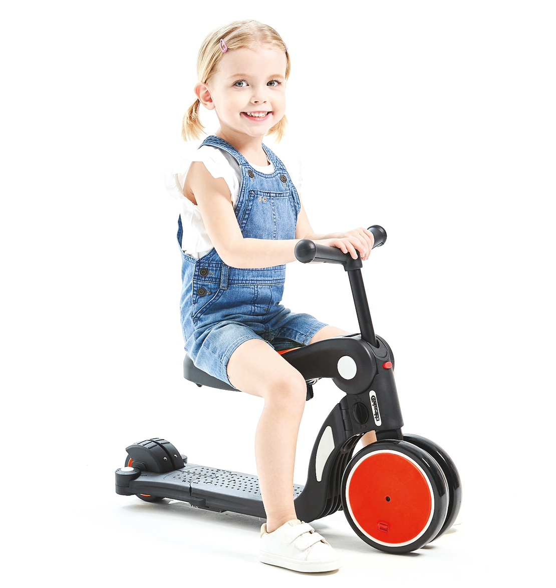 Chipolino  Детска играчка скутер 4 в 1 ALL RIDE Червен
