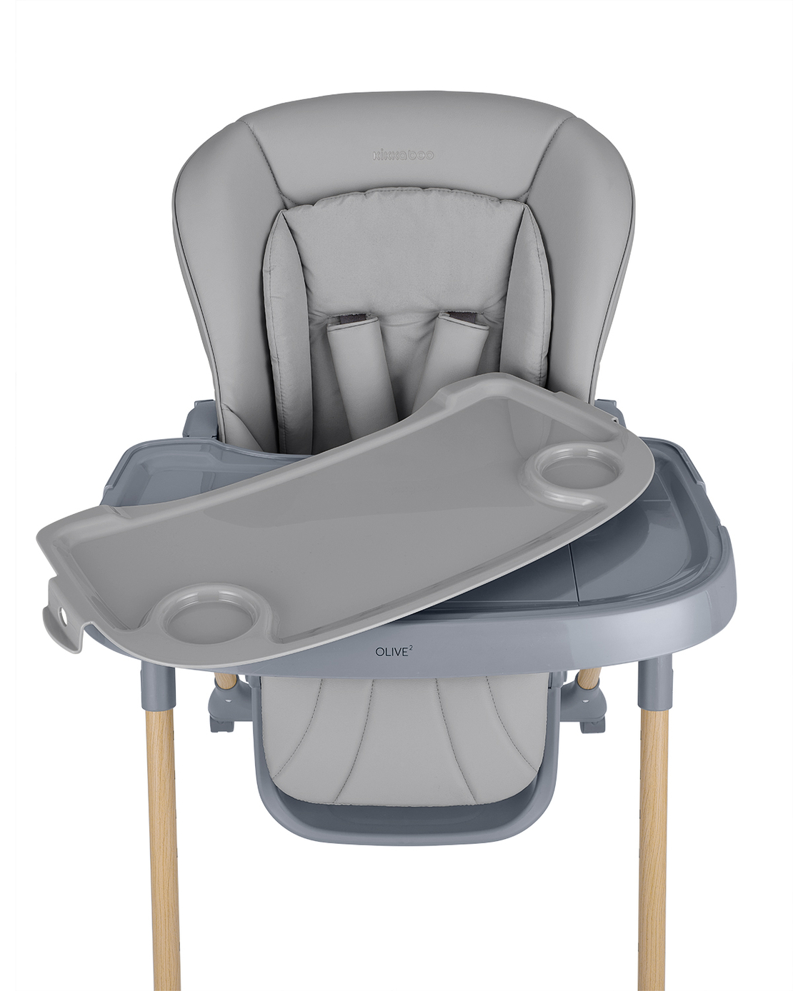 KikkaBoo Стол за Храненe Olive 2 Grey