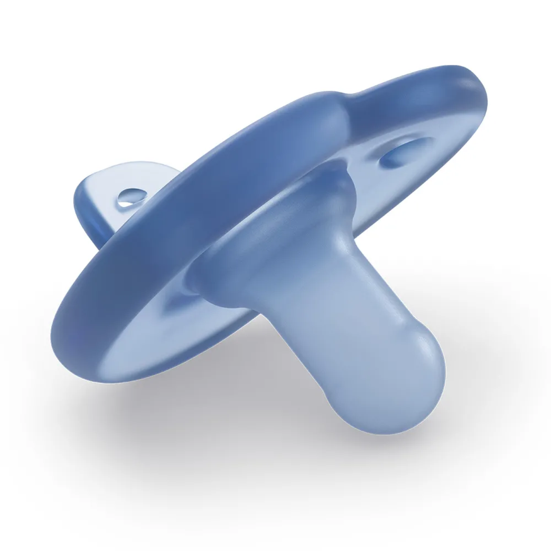 Philips Avent SCF099/26 Комплект от 2 Броя Ортодонтични Силиконови Залъгалки SOOTHIE 0-6м+ Сини в Кутия за Стерилизиране