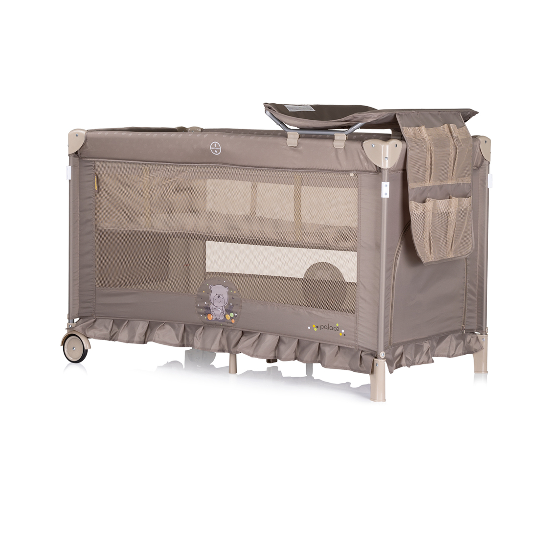 Chipolino Детска Преносима Кошара Palace Мечо Бежова