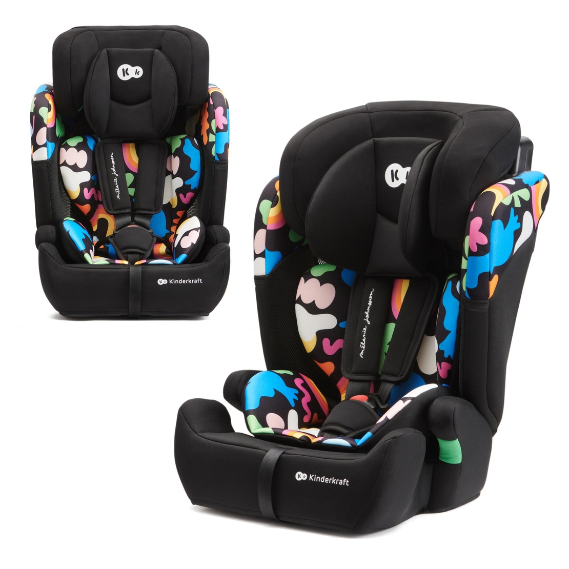Kinderkraft Столче за Кола Comfort Up i-Size Happy Shapes