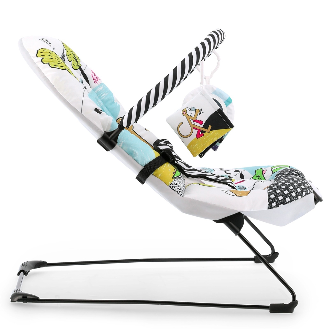 Шезлонг с вибрация KinderKraft SmartFUN, 8 мелодии, играчки