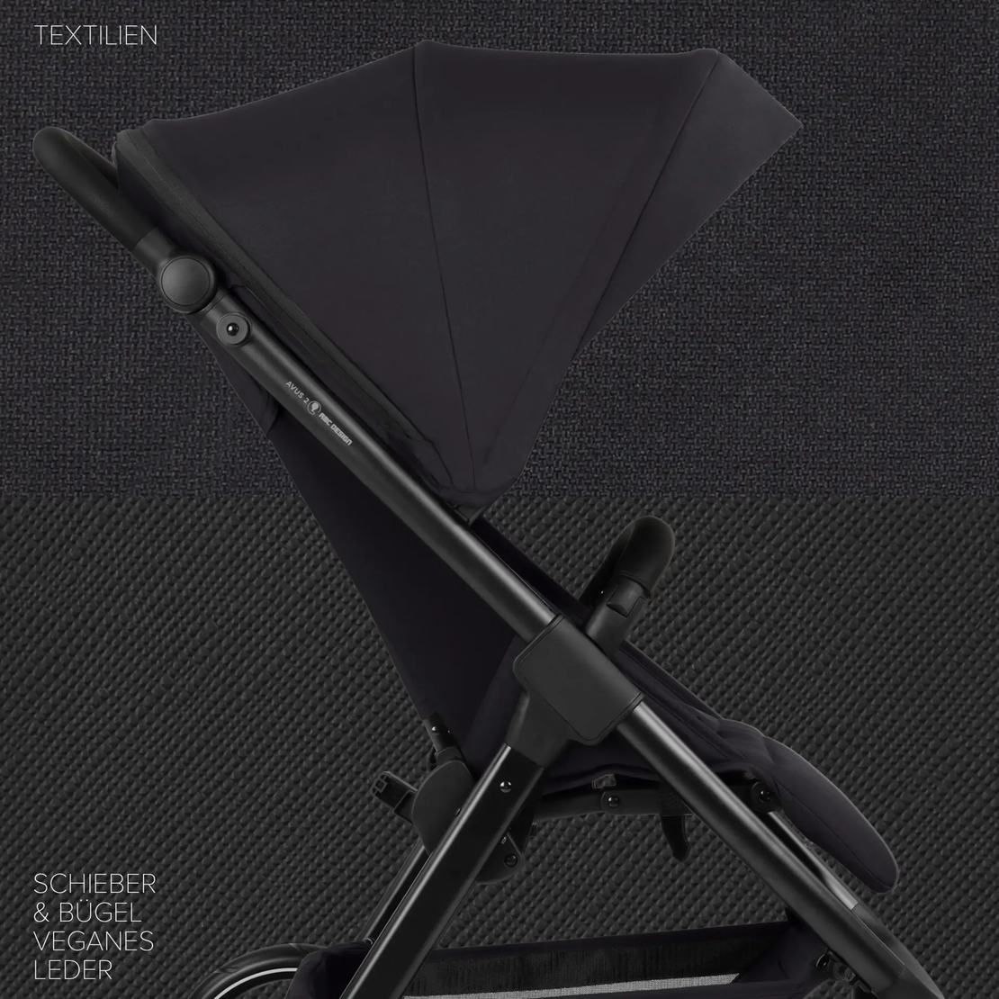 ABC Design Avus 2 Coal Комбинирана Детска Количка