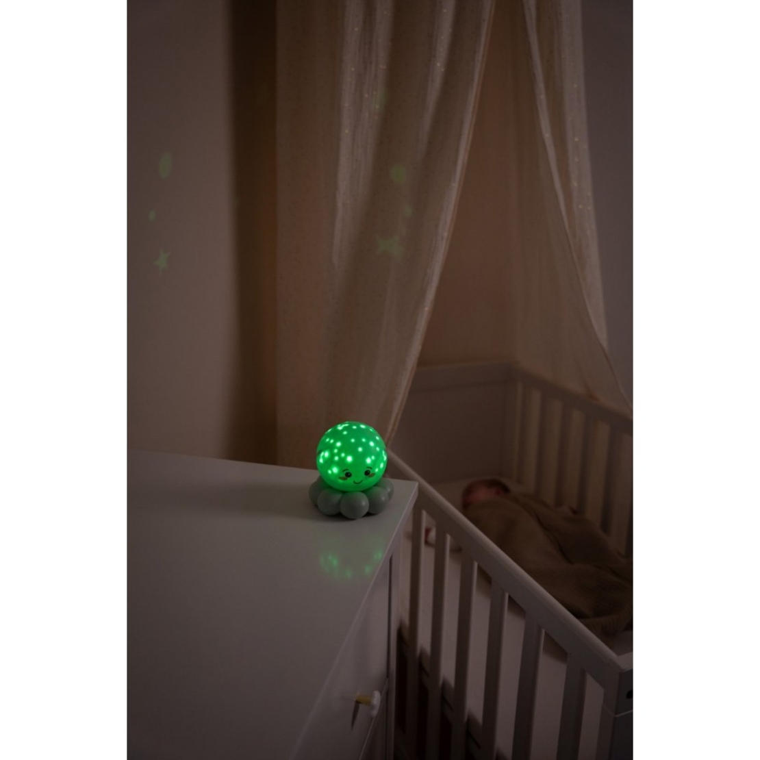 Cloud B Нощна Лампа Twinkles To Go Octo Pastel Green