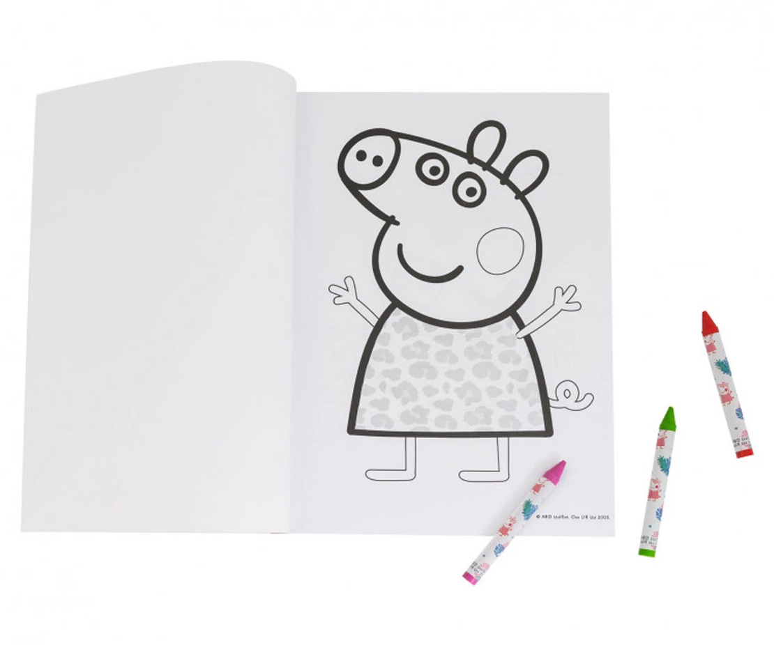 Pepa Pig Комплект за Рисуване в Прозрачна Чанта Пепа Пиг
