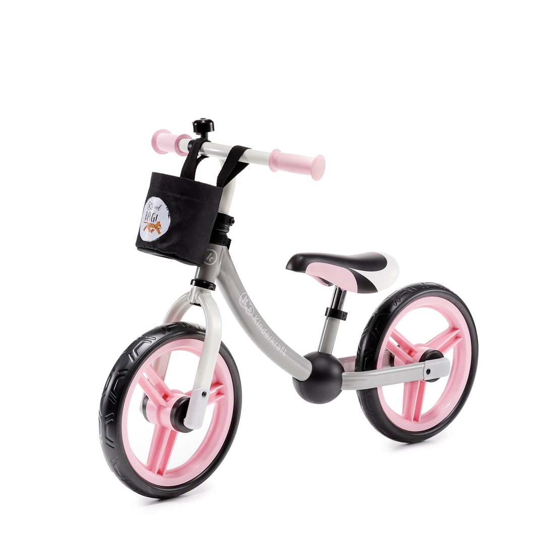  Колело за балансиране KinderKraft 2WAY NEXT, Розово 