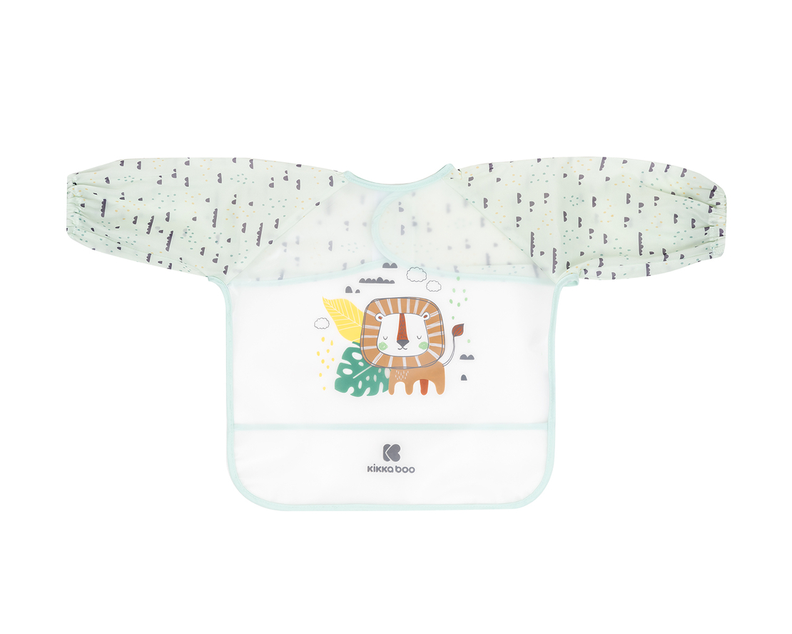 Непромокаем лигавник с ръкави и джоб Savanna Mint