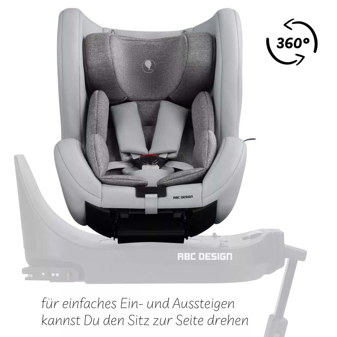 ABC Design Reboard Car Seat Lily i-Size 0 - 4 years Кош за Новородено Pearl