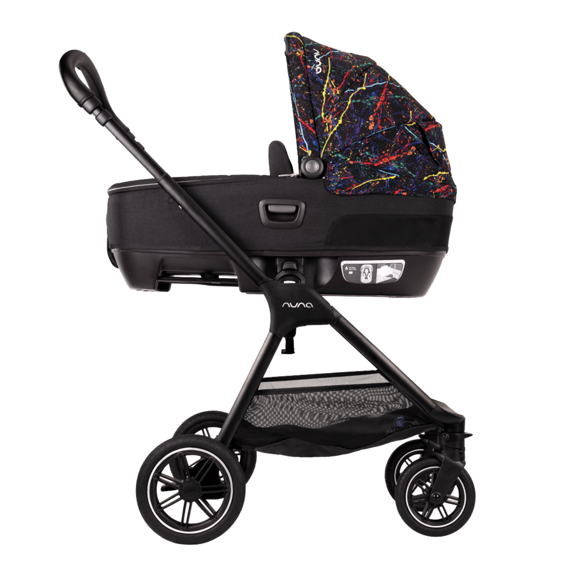 Nuna CARI Next Rainbow Кош за Новородено с Опция за Столче за Кола