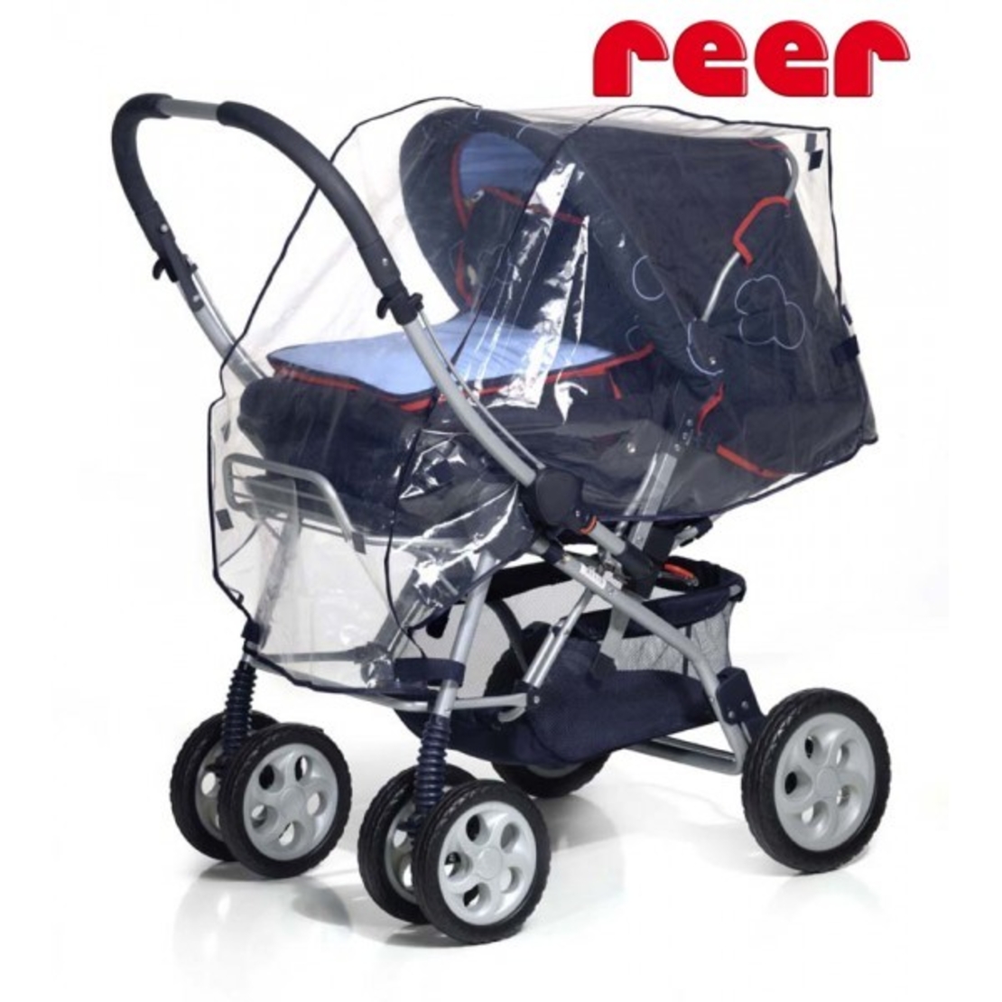  Универсален дъждобран за детска количка Reer 72049, 3в1 
