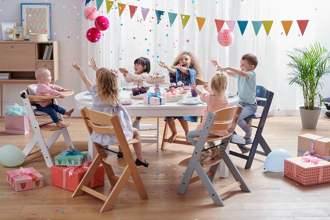  Столче за хранене KinderKraft ENOCK, Сиво 