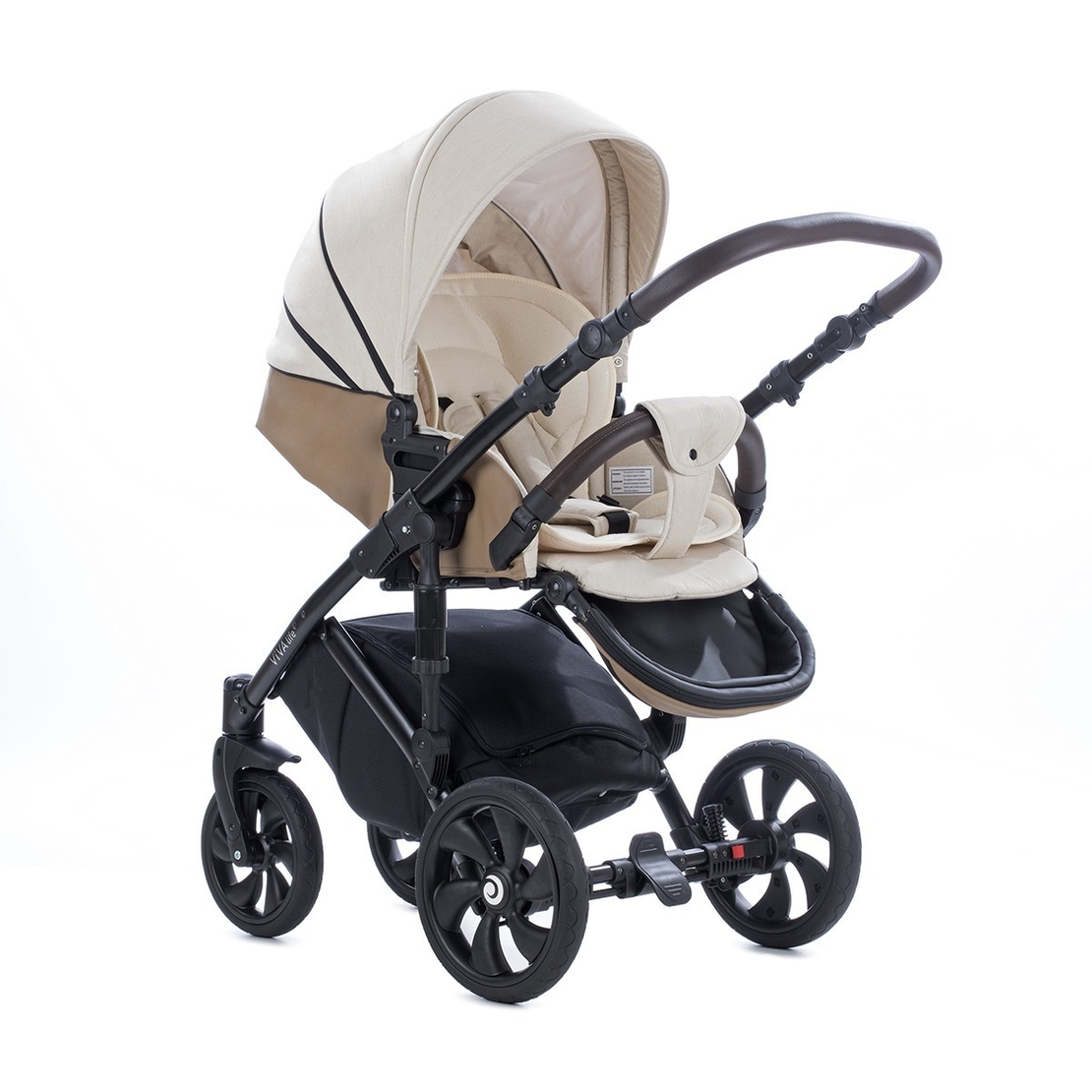 Tutis Viva 4 Smoke Grey  077 Комбинирана Детска Количка 2 в 1