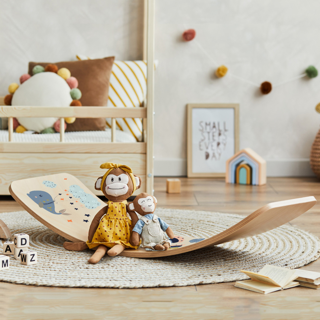 Баланс борд KidBoard, Облаче