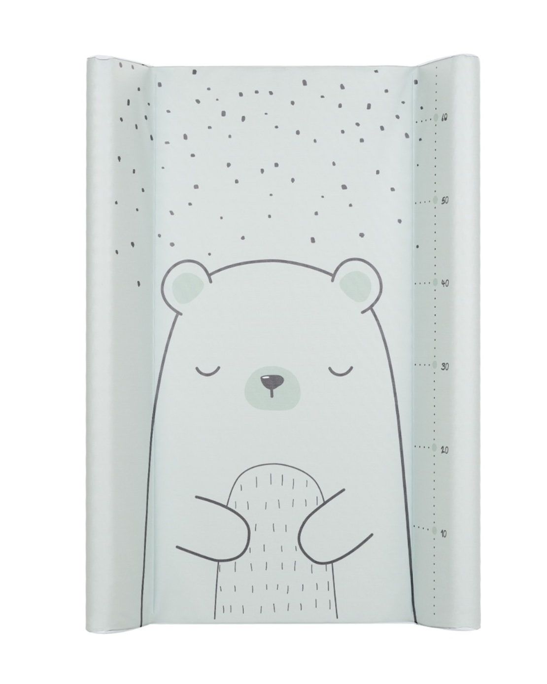 KikkaBoo Мека PVC подложка за повиване 70х50см Bear with me Mint
