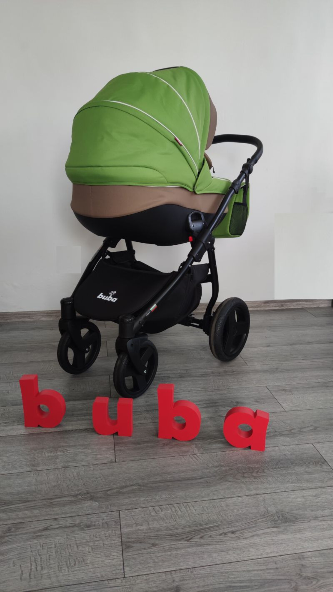  Бебешка количка 3в1 Buba Bella, Green нарушена опаковка 