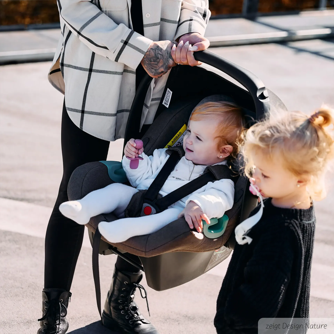 ABC Design Infant Car Seat Tulip i-Size for Newborn Babys Кош за Новородено Sage