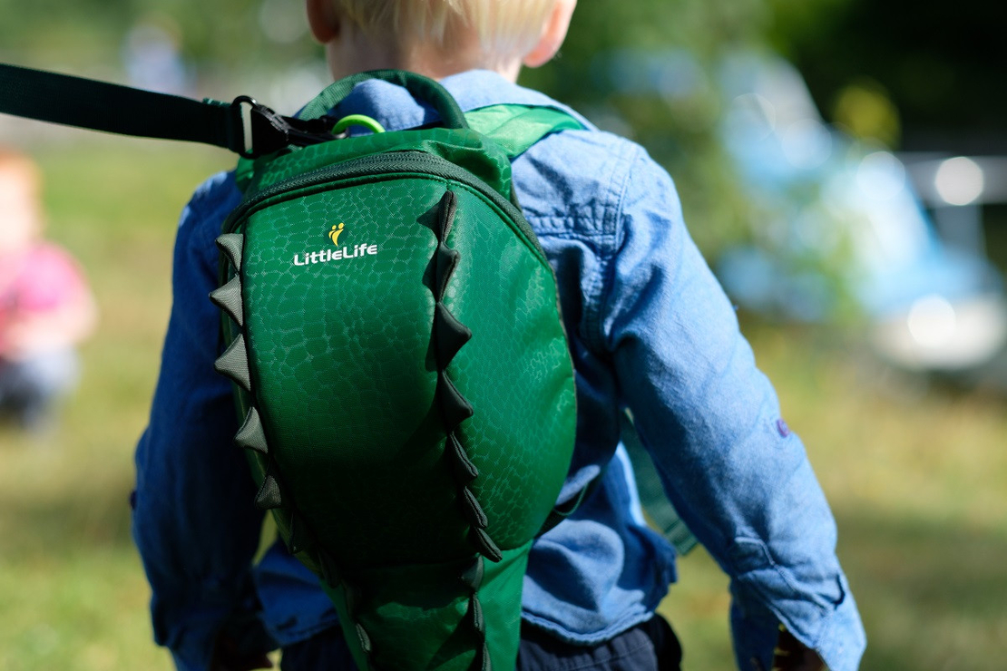  Раница LittleLife Крокодил L10812, С повод 