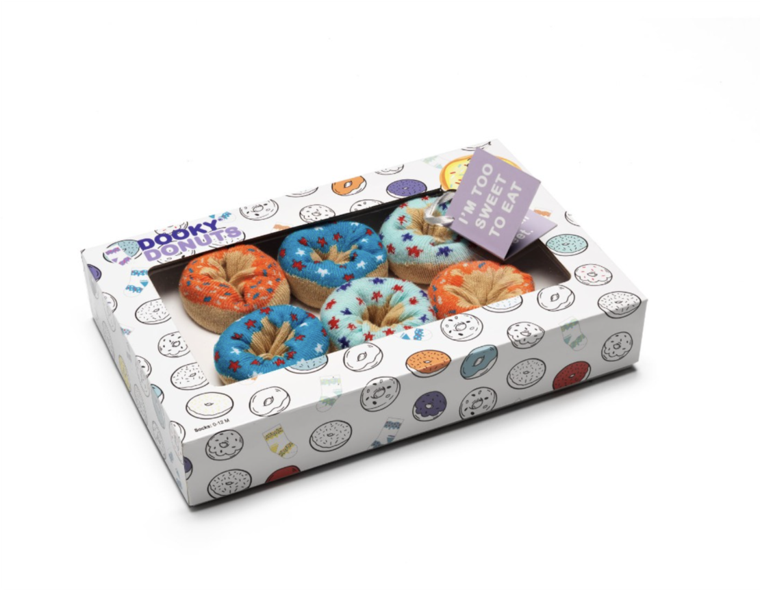 Dooky Original Комплект Памучни Чорапи 3 броя 0-12 м. Blueberry Orange