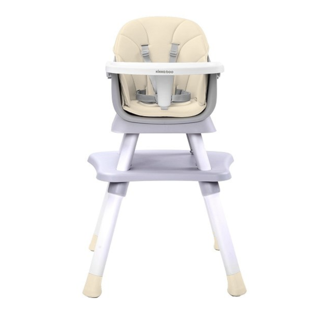 KikkaBoo Стол за хранене 6 в 1 EAT N PLAY BEIGE