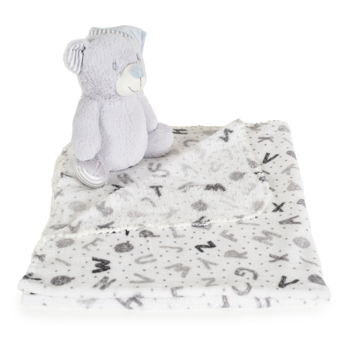 Cangaroo Одеало 90/75 с Играчка Elephant Blue 109598