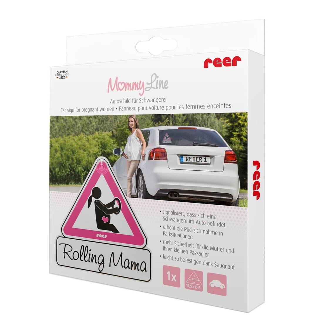  Автомобилен знак за бременни жени Reer MommyLine 88014 