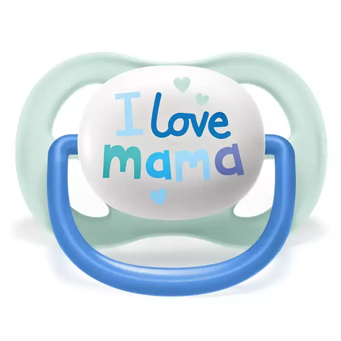 Philips AVENT SCF080 Комплект 2 Броя Ортодонтични Залъгалки Ultra Air Animals 0-6м+ Декорация Надпис и Лодка в Кутия за Стерилизиране