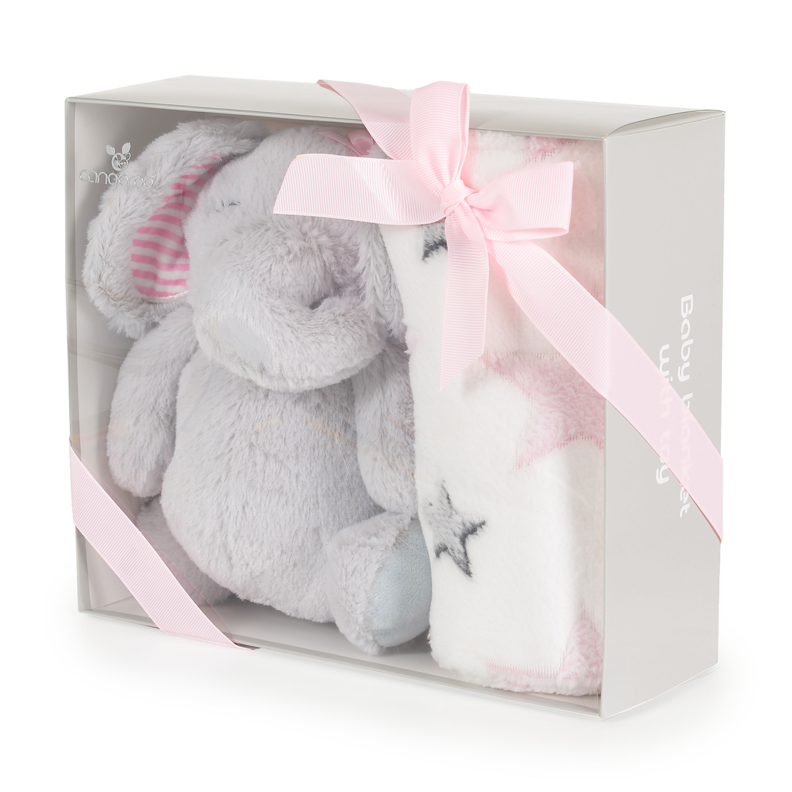 Cangaroo Одеало 90/75 с Играчка Elephant Blue 109597