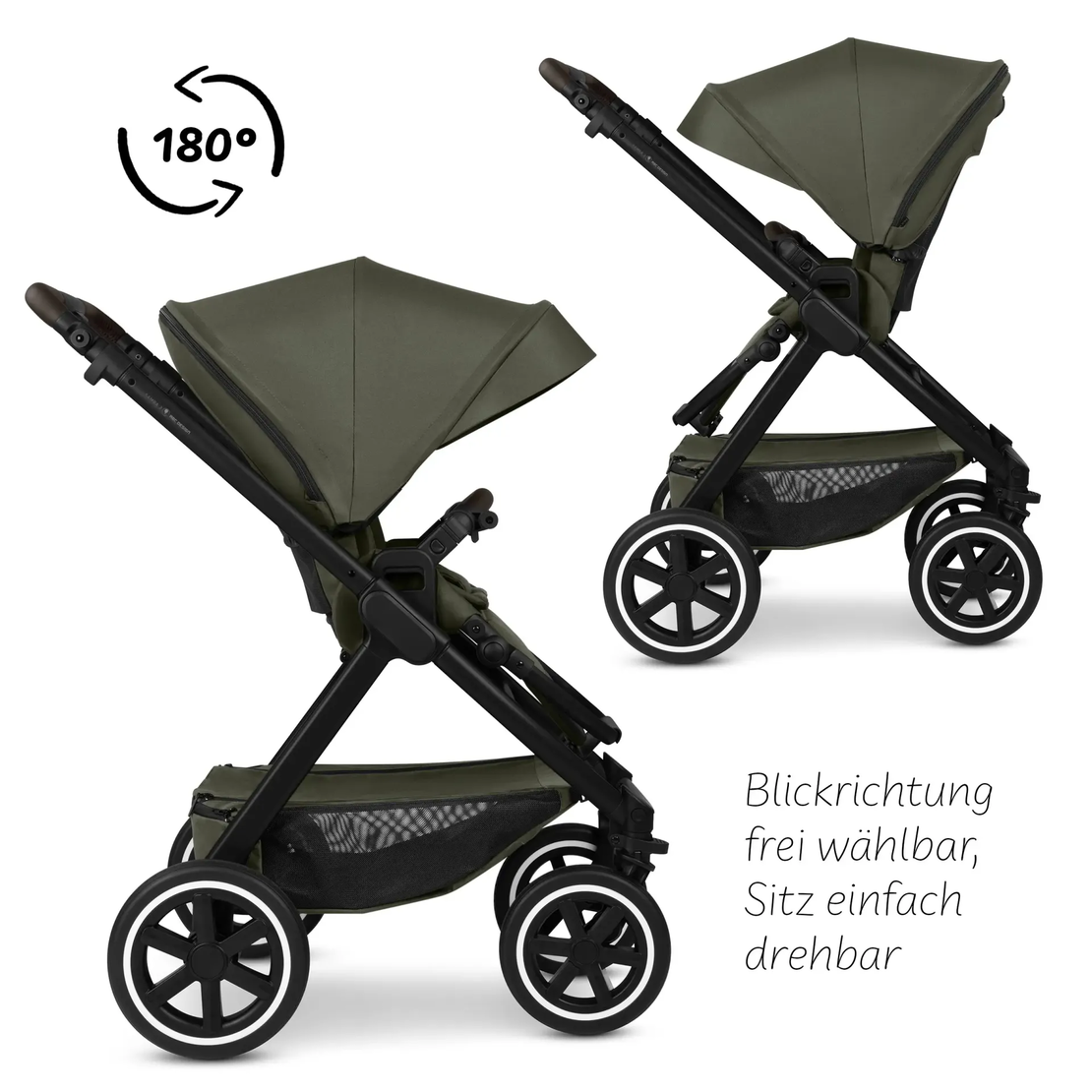ABC Design Samba 2 Avocado Комбинирана Детска Количка 2 в 1