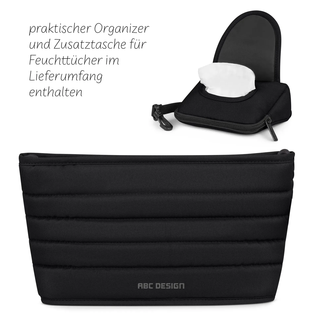 ABC Design Кош за Новородено Carrycot for Samba / Salsa Run / Zoom - Coal