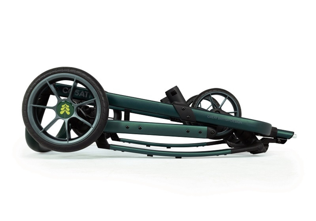 Комплект количка Cosatto Giggle Quad Into the wild 5в1, i-Size база и чувалче за крака
