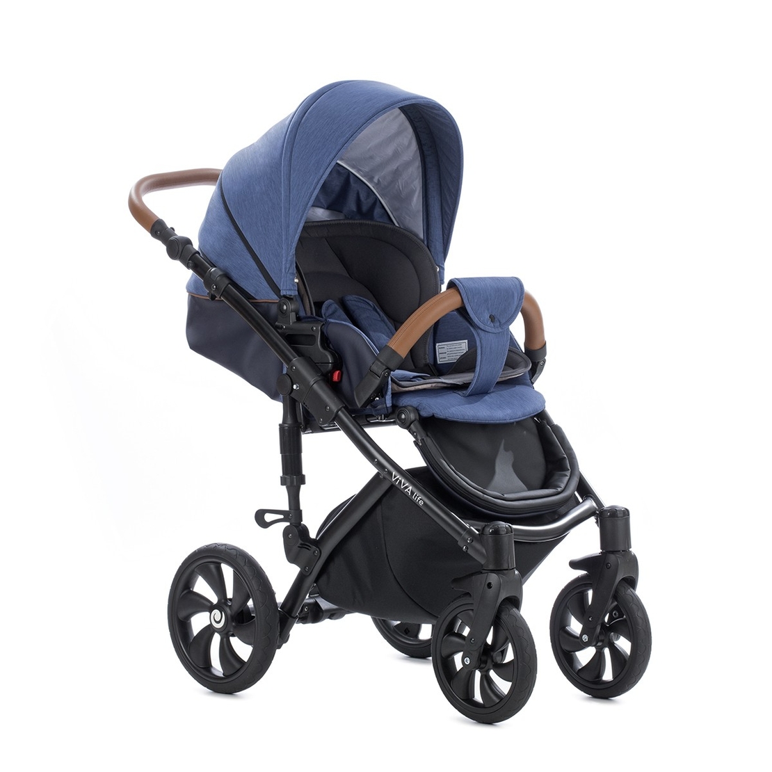 Tutis Viva Life Blue Indigo 076 Комбинирана Детска Количка 2 в 1
