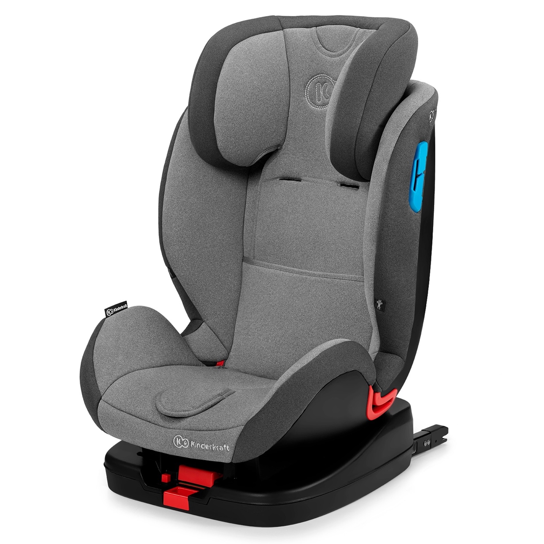  Столче за кола KinderKraft Vado, IsoFix, 0 - 25 kg, Сиво 