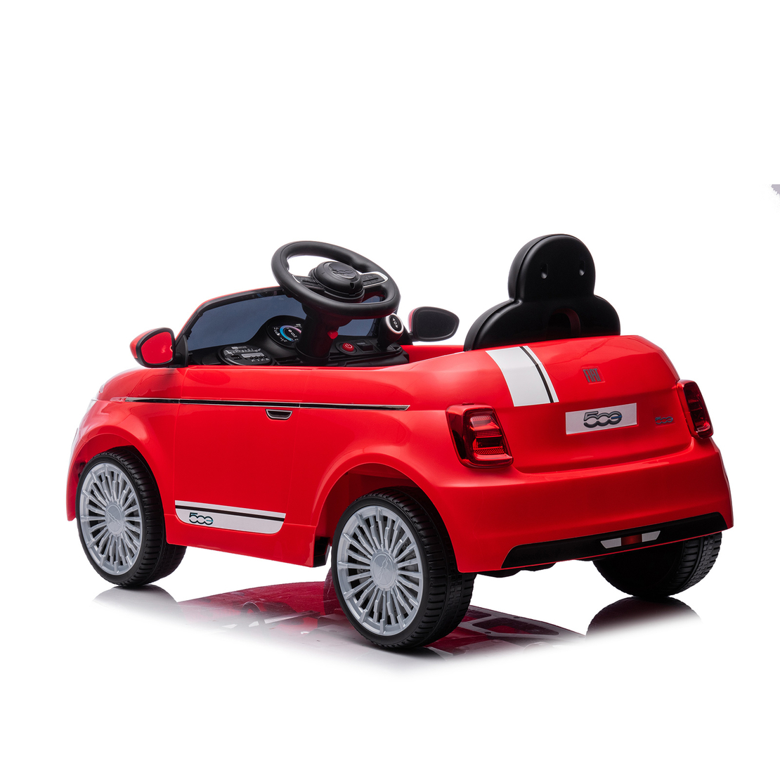 Chipolino Електрическа кола FIAT 500 Червена