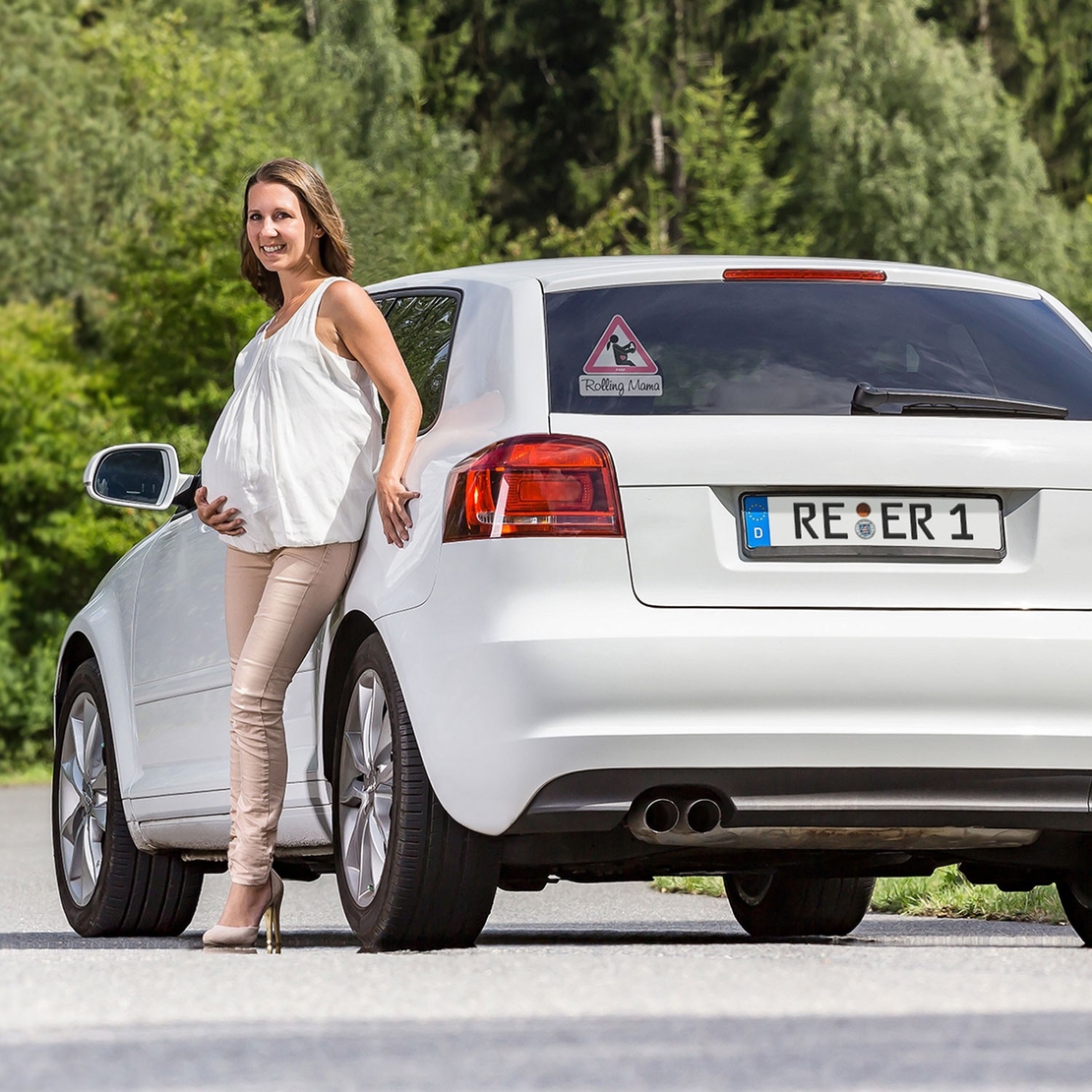  Автомобилен знак за бременни жени Reer MommyLine 88014 
