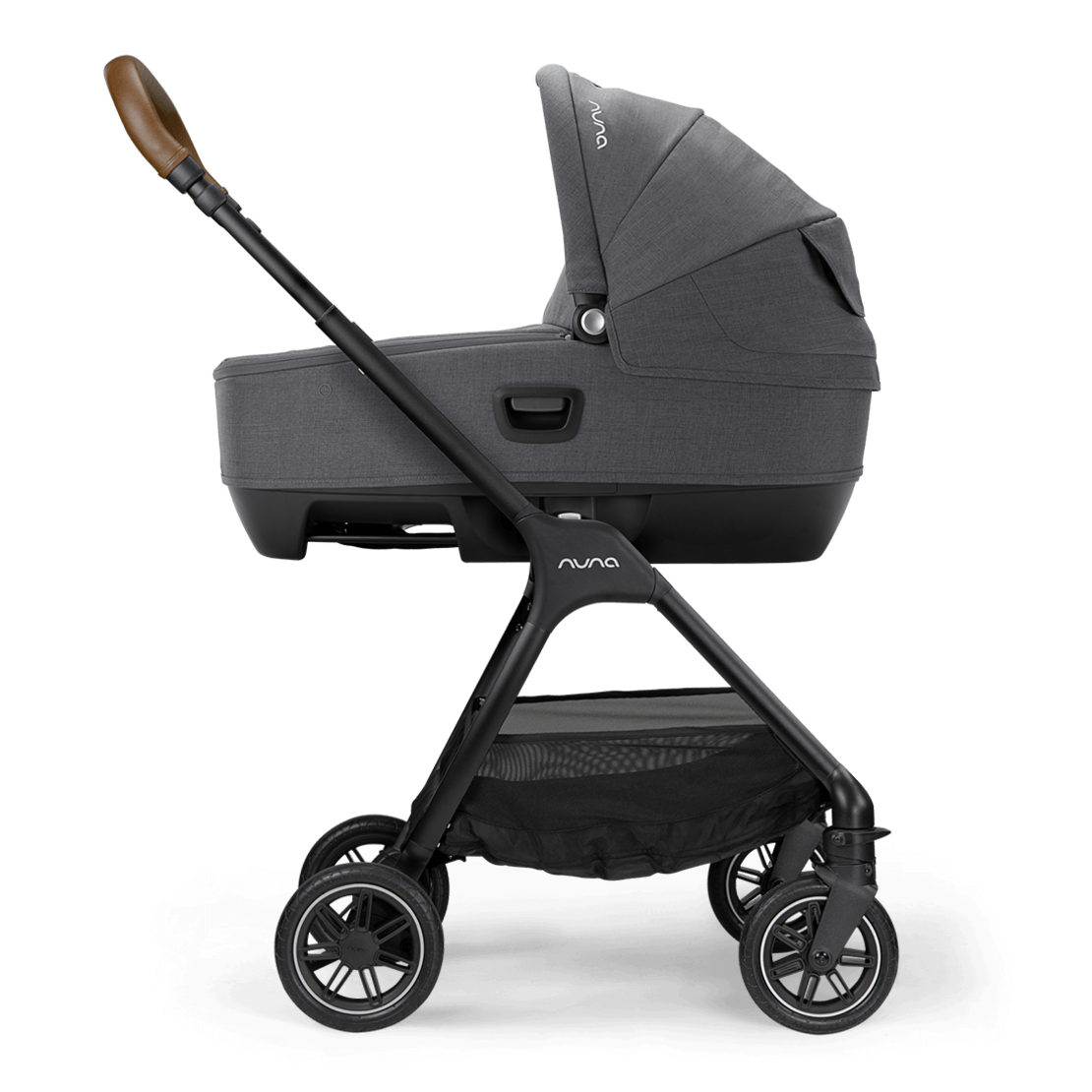 Nuna CARI Next Granite Кош за Новородено с Опция за Столче за Кола