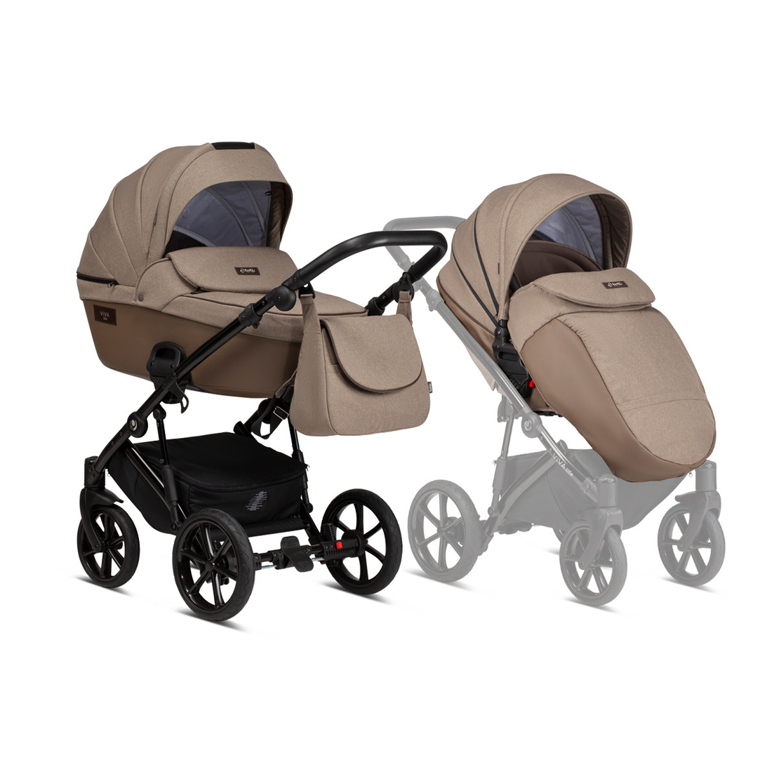Tutis Viva Life  DRIFTWOOD 071 Комбинирана Детска Количка 2 в 1