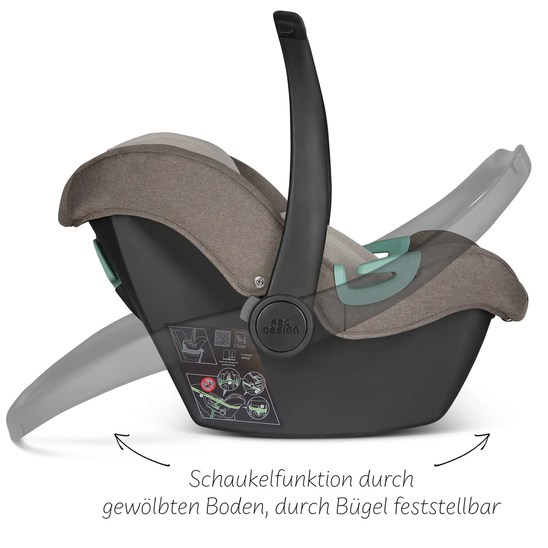 ABC Design Infant Car Seat Tulip i-Size for Newborn Babys Кош за Новородено Nature