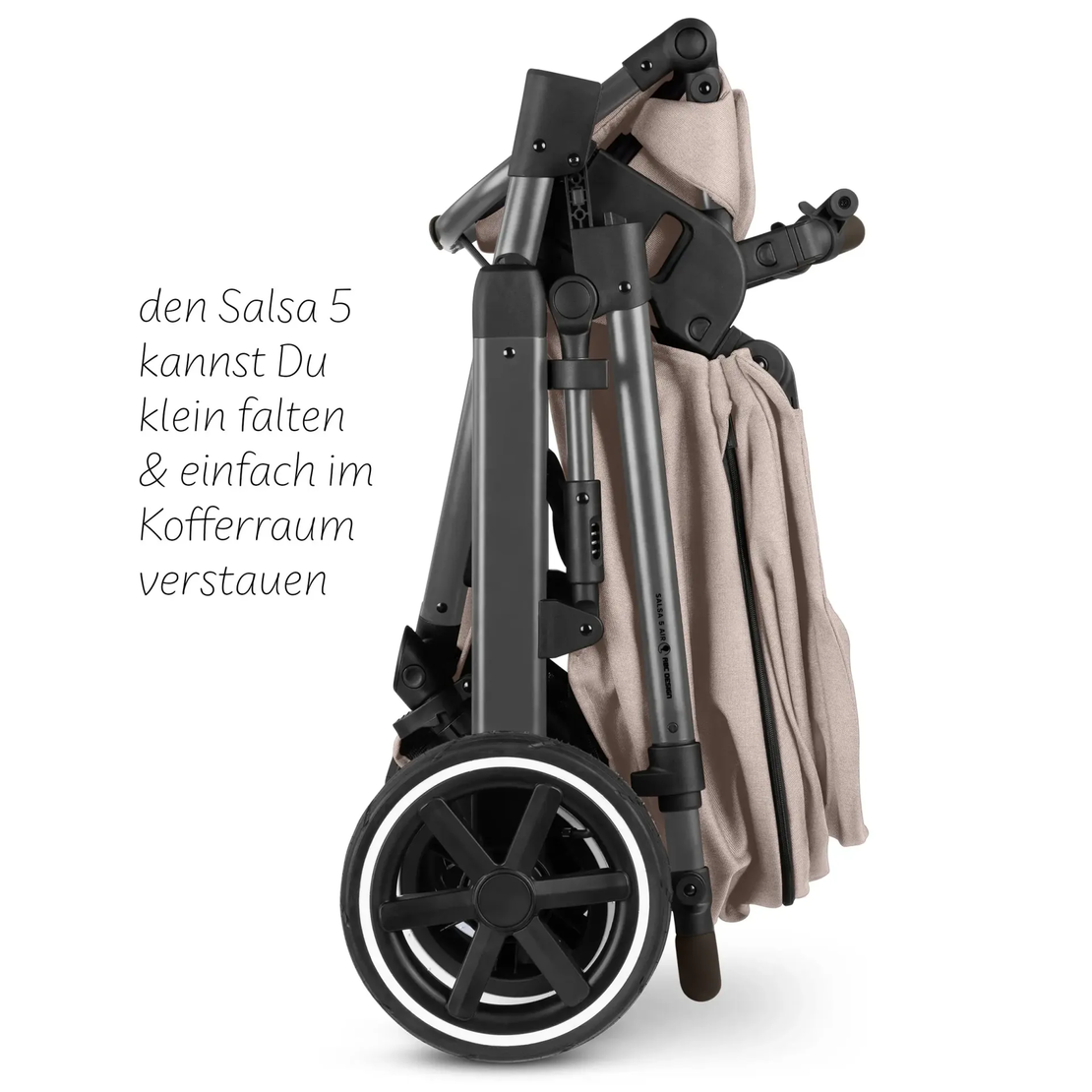 ABC Design Salsa 5 Air Camel Комбинирана Детска Количка 2 в 1