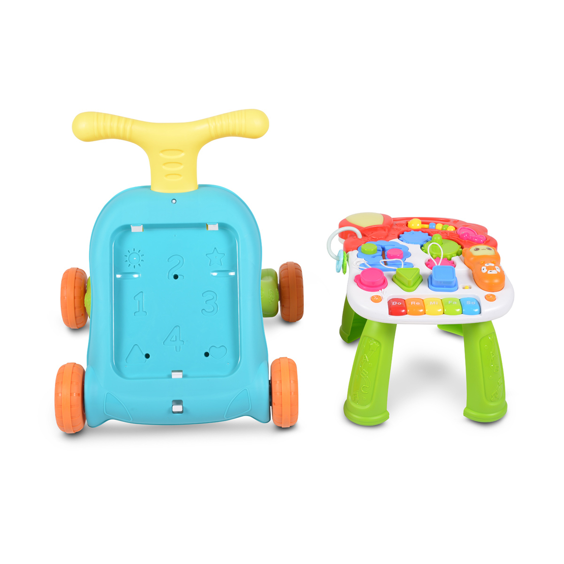 Moni Играчка за Прохождане Walker 2 в 1  Оранжева
