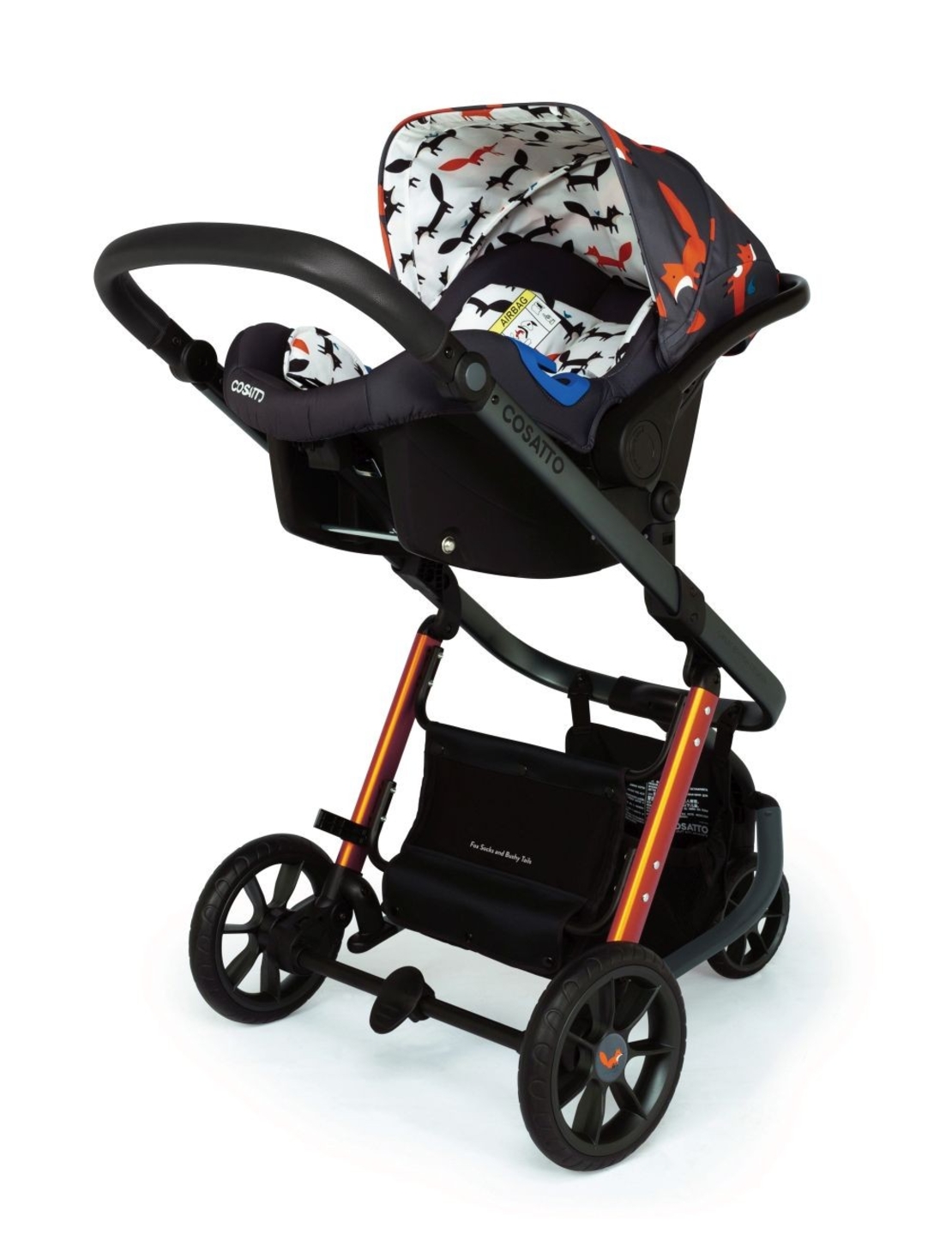 Количка Cosatto Giggle 3, 3 в 1, CHARCOAL MISTER FOX