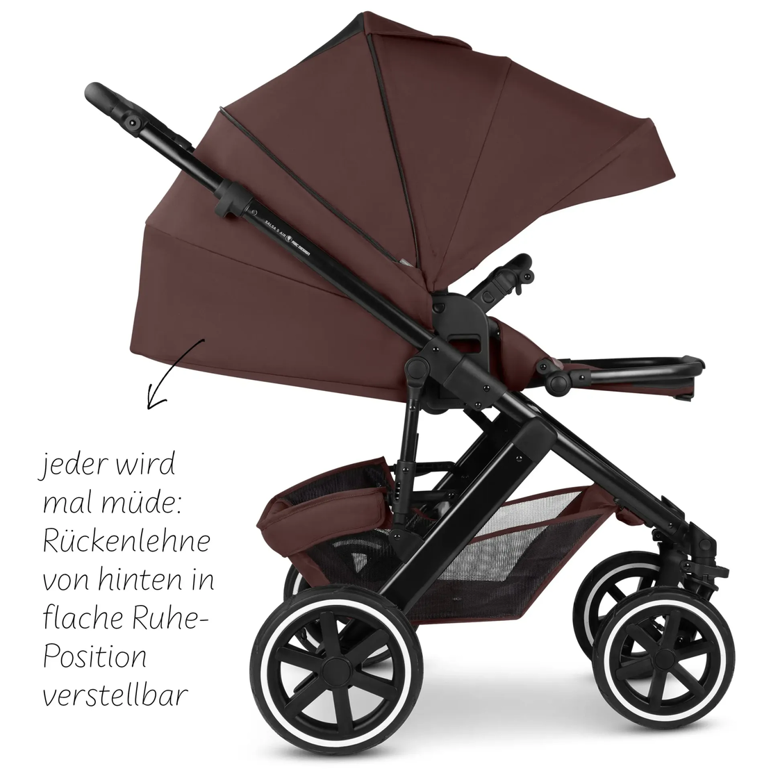 ABC Design Salsa 5 Air Umbra Комбинирана Детска Количка 2 в 1