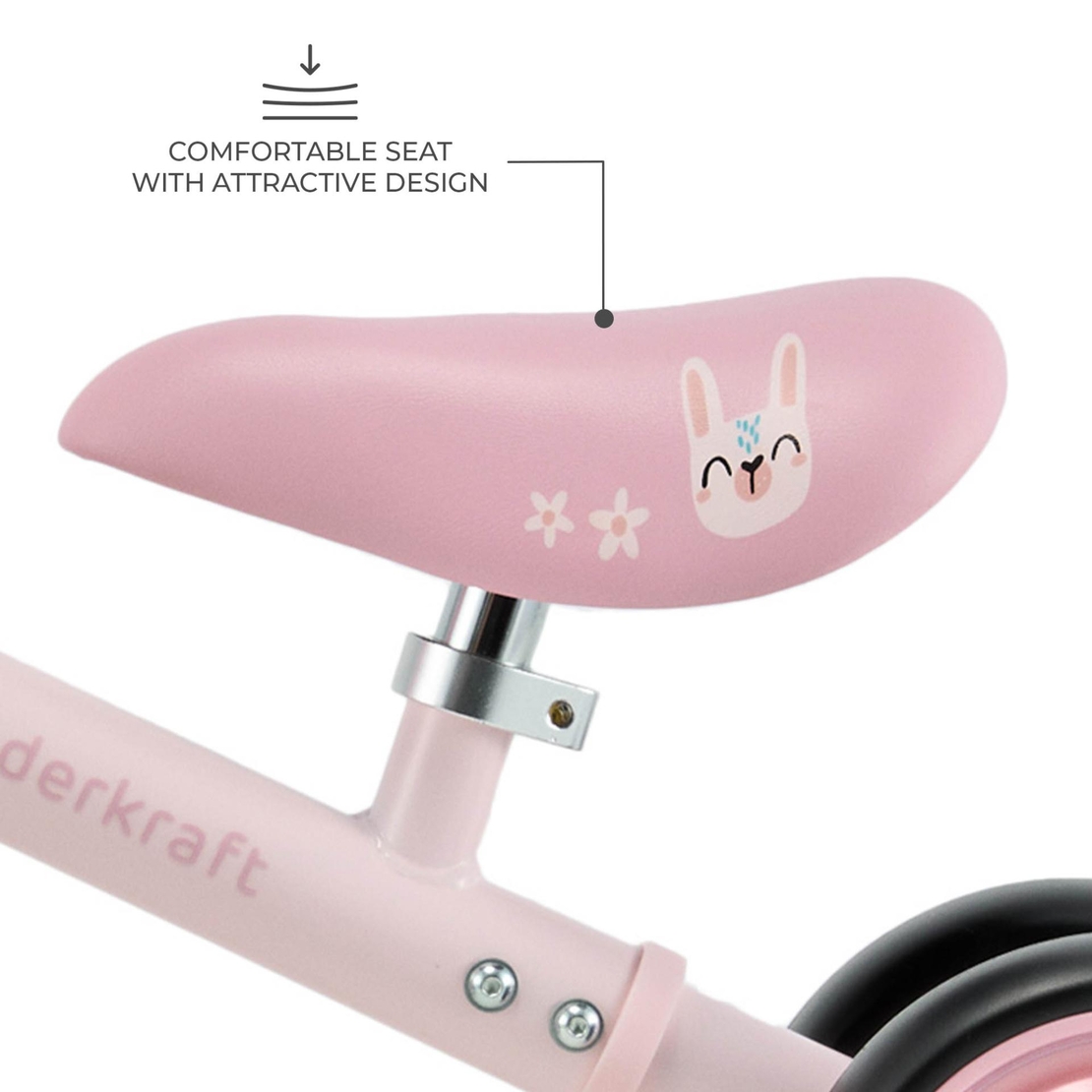 KinderKraft CUTIE FLASH PINK Колело За Баланс