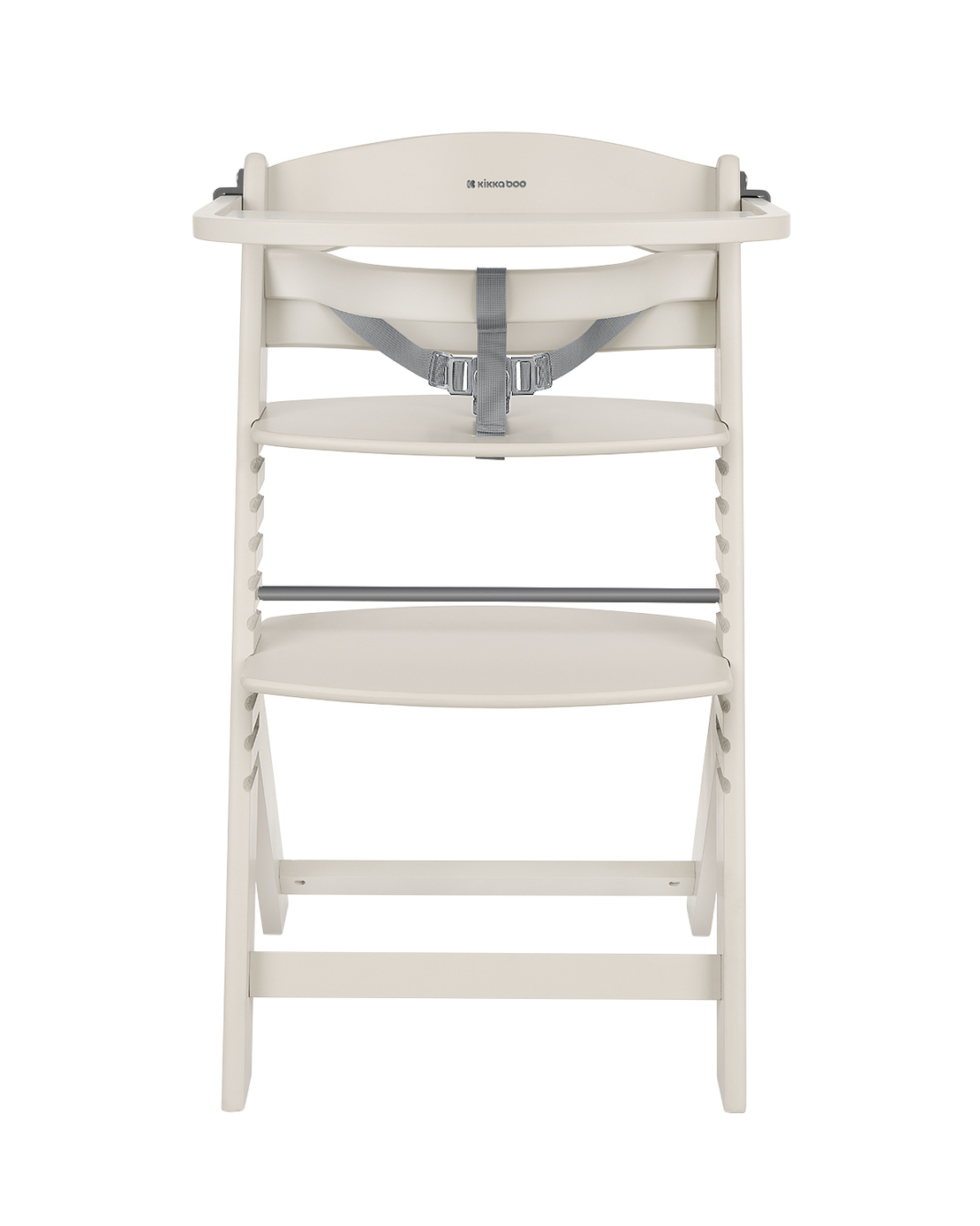 KikkaBoo Дървен Стол за Храненe Nordy Light Beige