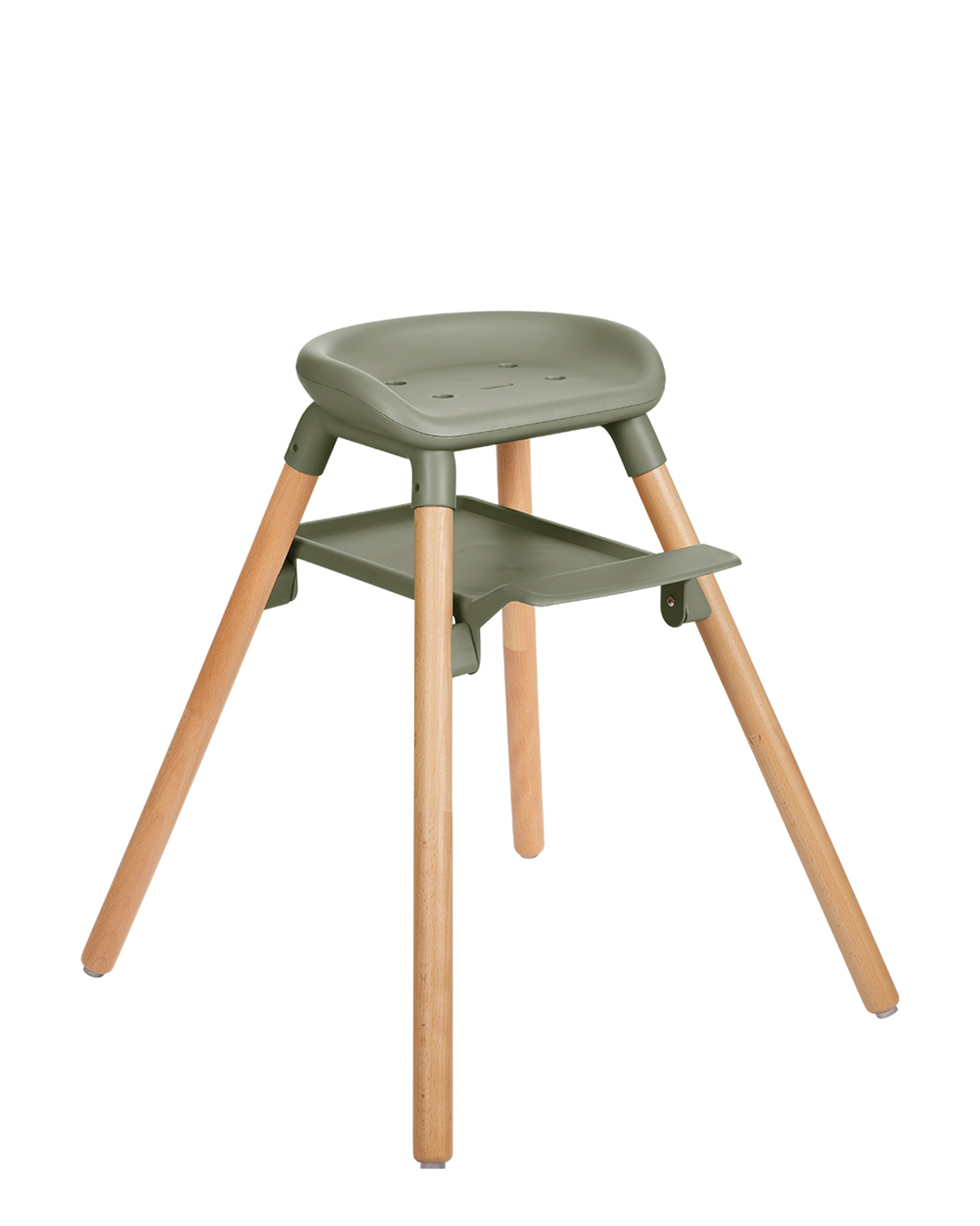 KikkaBoo Стол за Хранене 6в1 Woody Army Green 2024