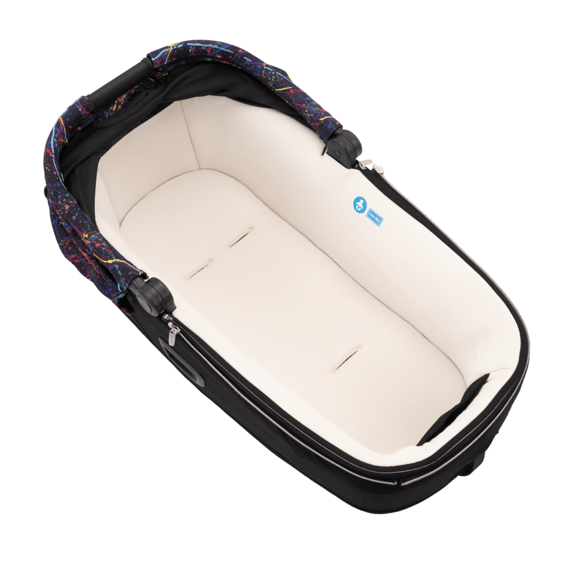 Nuna CARI Next Rainbow Кош за Новородено с Опция за Столче за Кола