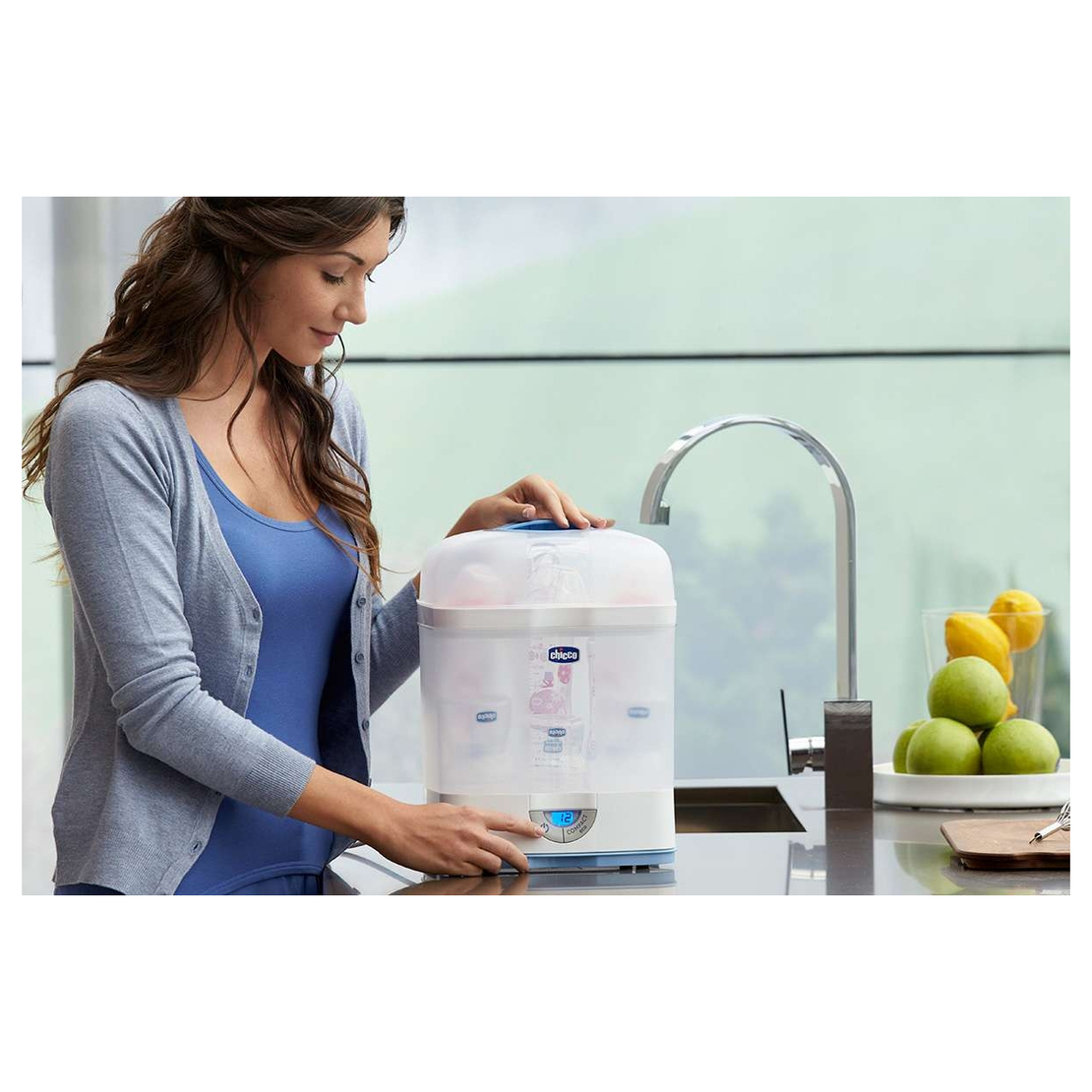 CHICCO Електрически стерилизатор 3 в 1
