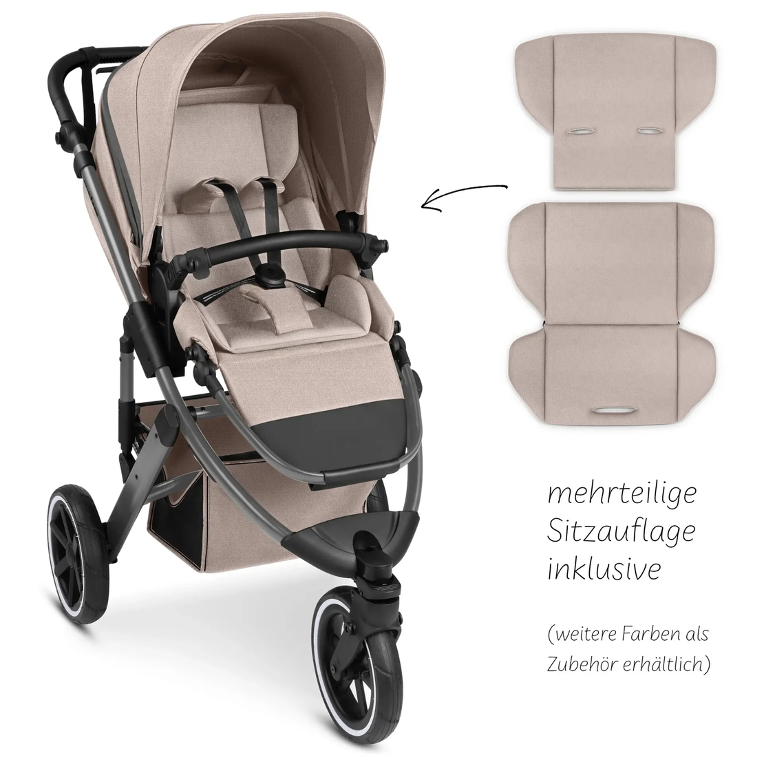 ABC Design Running Stroller Salsa 5 Run Camel Комбинирана Спортна Детска Количка