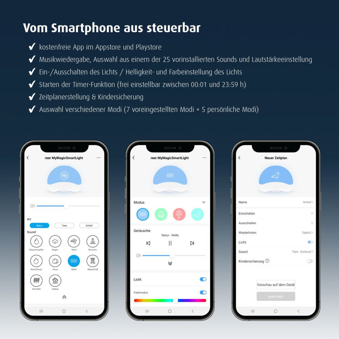  Детска нощна лампа Reer MyMagicSmartLight 