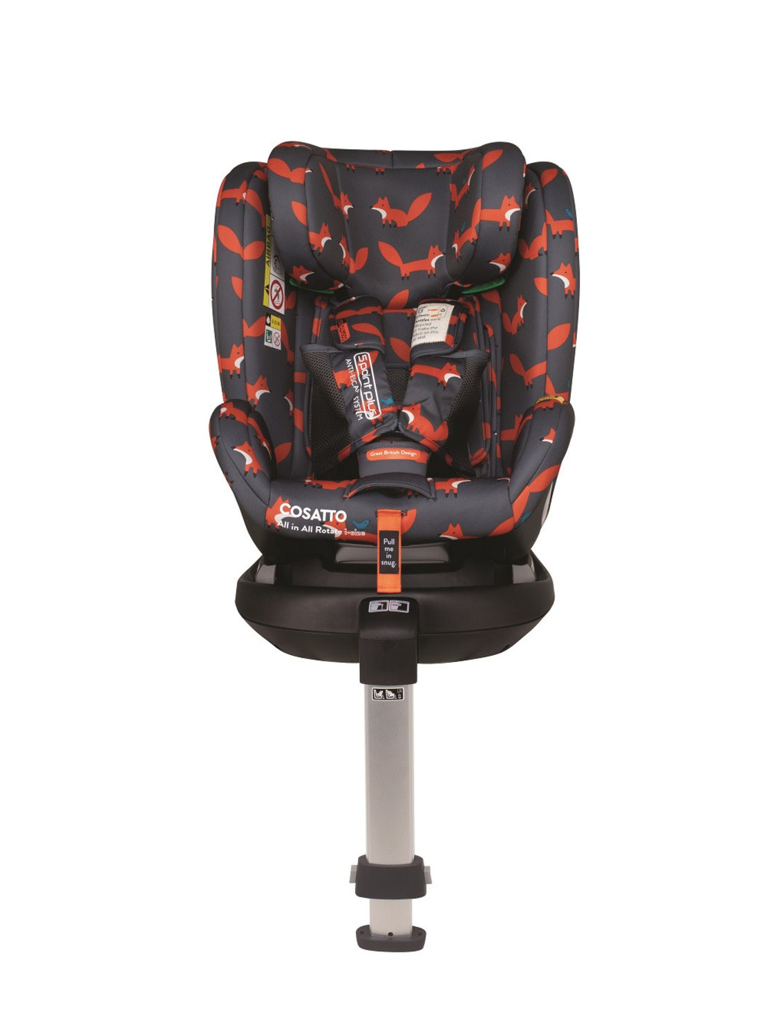  Столче за кола Cosatto CT5242 All in All Rotate i-Size, 0+/1/2/3, Charcoal Mister Fox 