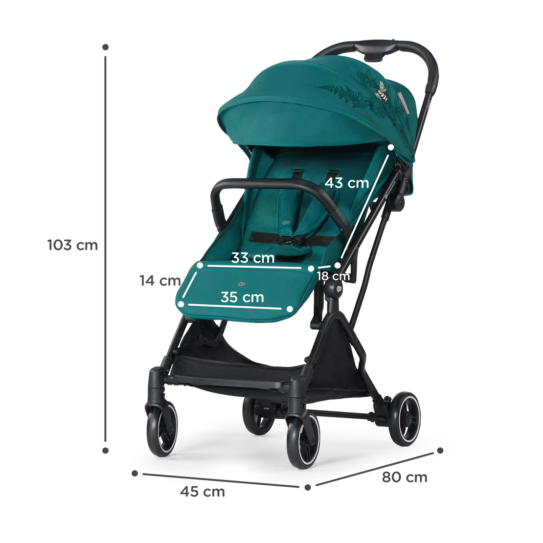  Бебешка количка Kinderkraft INDY 2 Nature Vibes 
